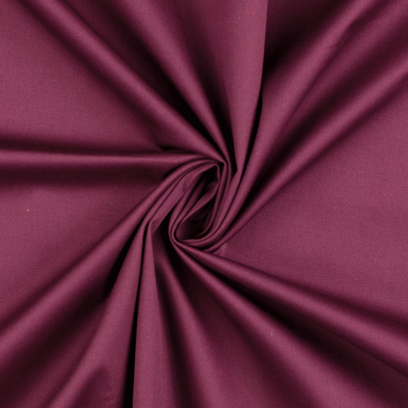 Plum Cotton Stretch Twill from Attica by Modelo Fabrics