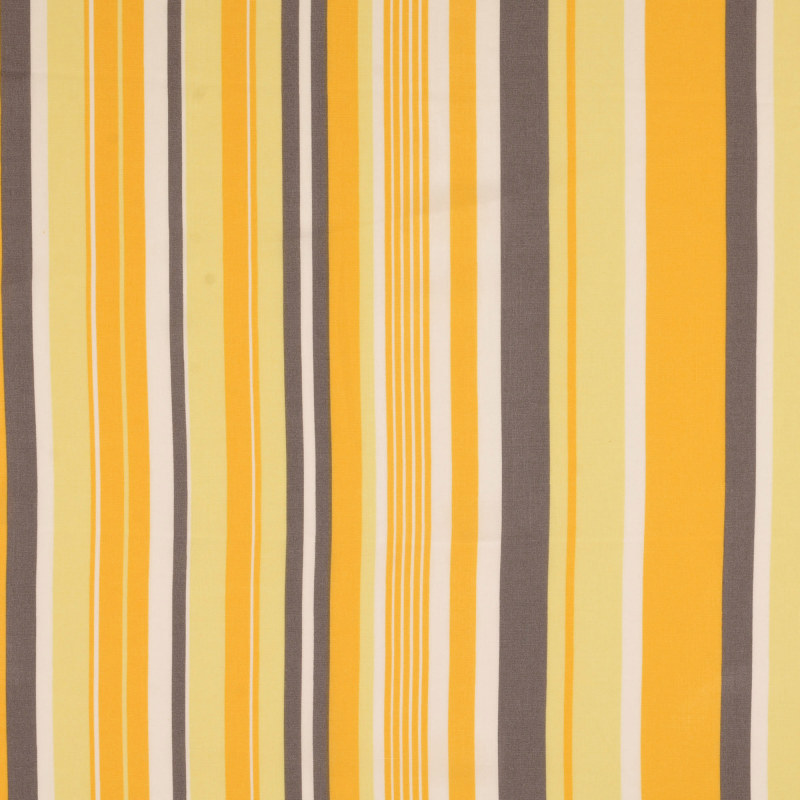 Gold Stripe Rayon Print From Mistral