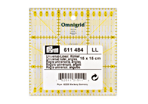 Omnigrid Metric Square - 15cm X 15cm With Angles