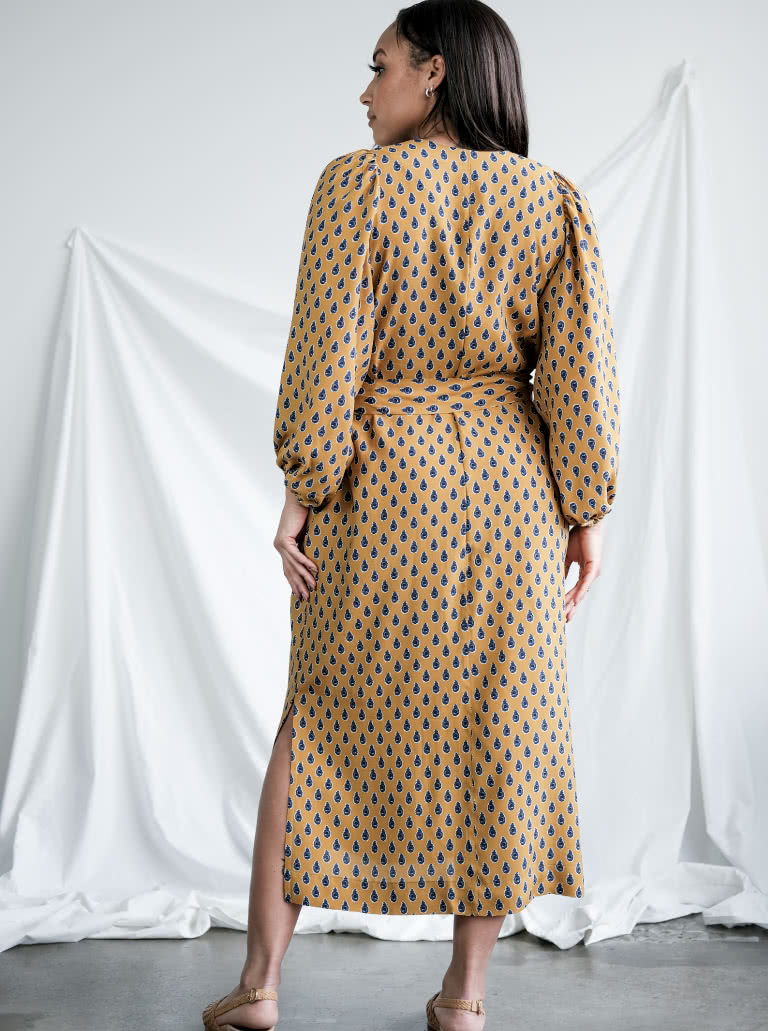 Brigid Wrap Dress Pattern Size 4-16 By Style Arc