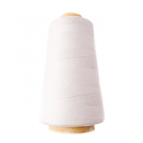 Hantex Overlocker Thread - Off White - 100% Polyester 3000 Yrds (2700+m)