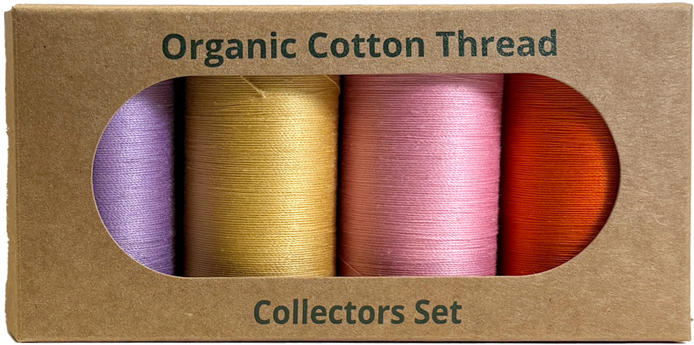 Spring Flowers Organic Cotton 30 Weight Thread Selection 274 Metre Spools