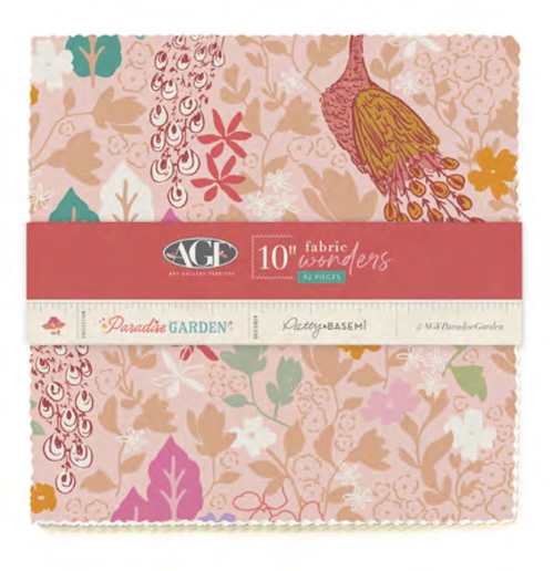 10in Fabric Wonders from Paradise Garden by Patty Baseme for AGF (Avail May)