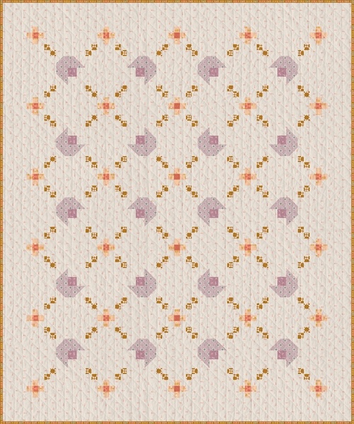 Caravelle Printed Quilt Pattern by Abby Luchsinger for AGF (Avail Oct)