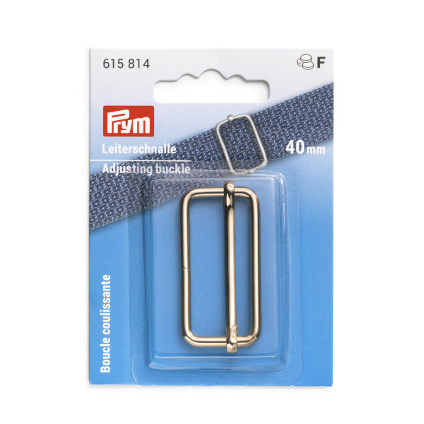 Prym Adjusting Buckle 40mm New Gold 1 pc