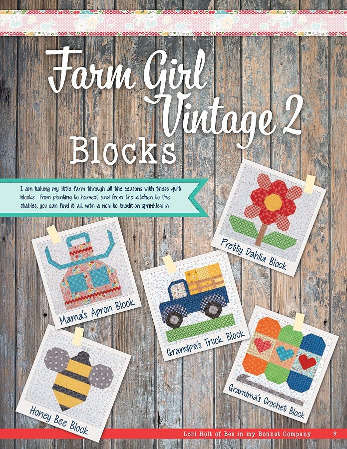Farm Girl Vintage 2 Book by Lori Holt