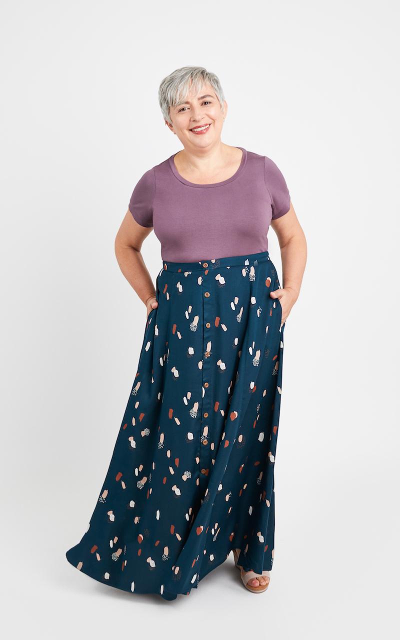 Holyoke Maxi Dress And Skirt Pattern By Cashmerette