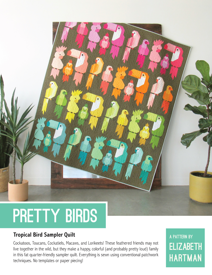 Pretty Birds Quilt Book by Elizabeth Hartman