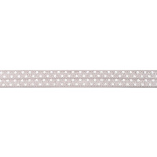 Medium Grey Foldover Elastic Spot - 16mm X 25m