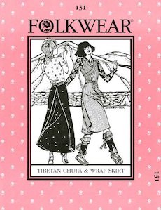 The Tibetan Chupa Skirt and Dress by Folkwear
