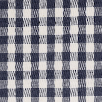 Navy / White Yarn Dyed Medium Gingham Check from Kobenz by Modelo Fabrics