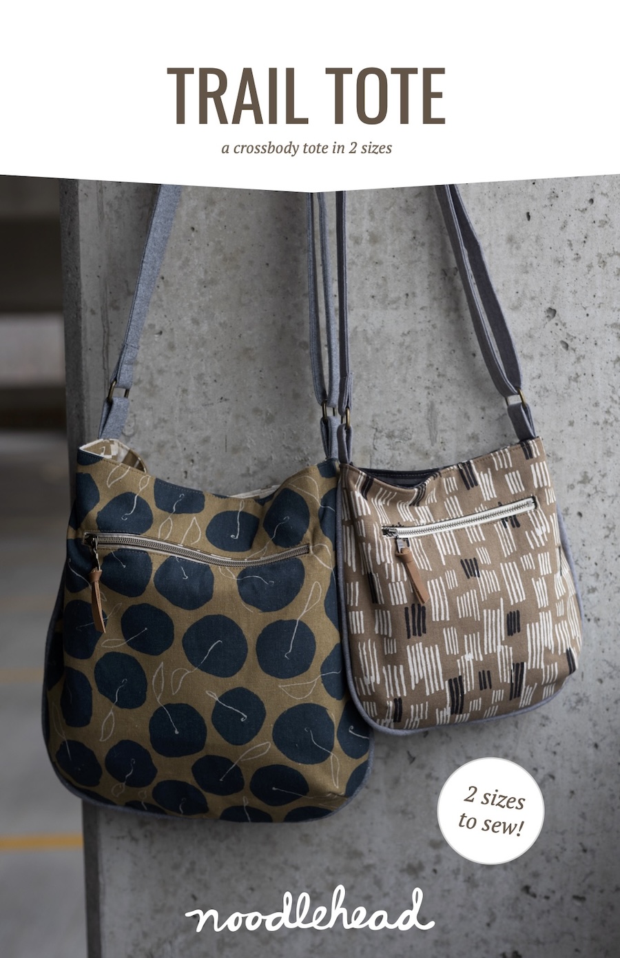 Trail Tote Pattern By Noodlehead (Avail Mar)