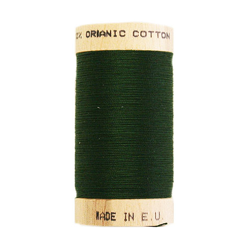 Scanfil Organic Thread 100 Metre Spool - Forest Green