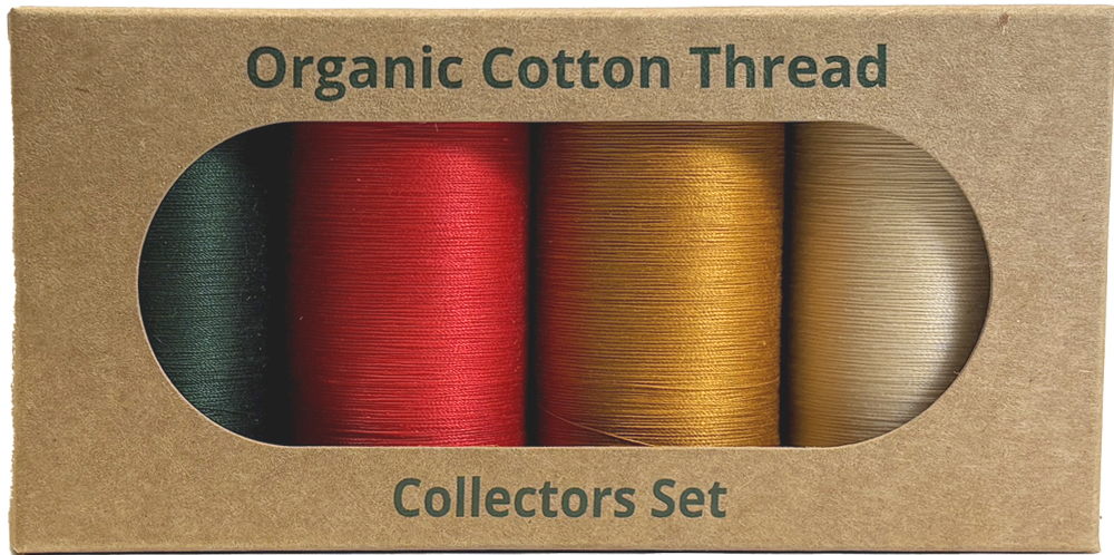 Traditional Christmas Organic Cotton 50 Weight Thread Selection 457 Metre Spools