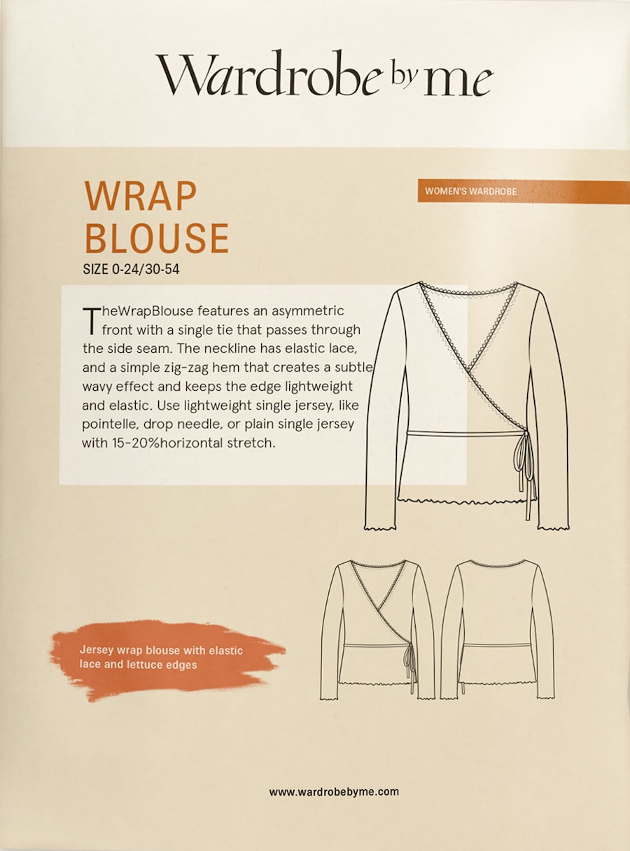 Wrap Blouse Pattern By Wardrobe By Me