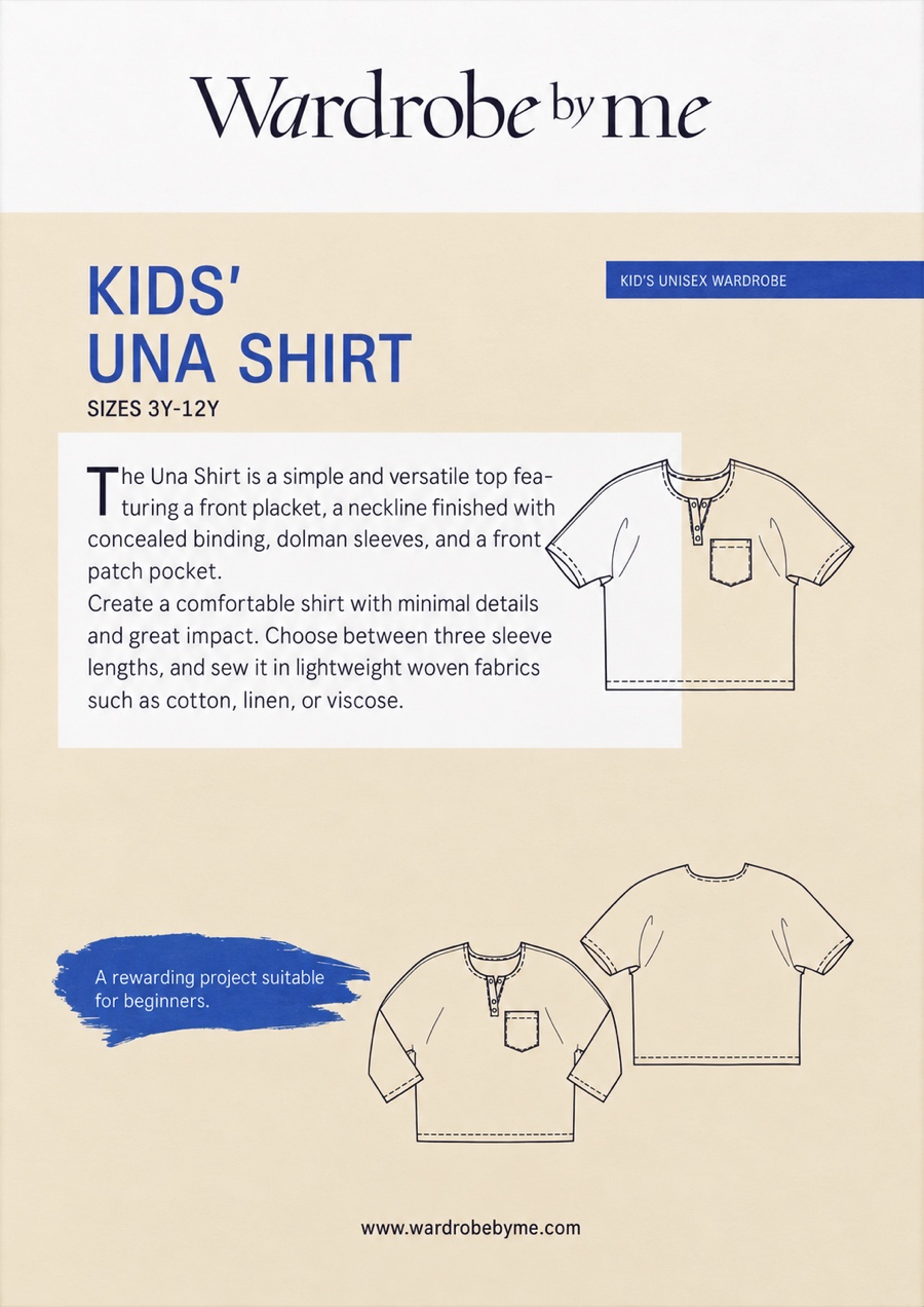 Una Shirt Pattern For Children By Wardrobe By Me