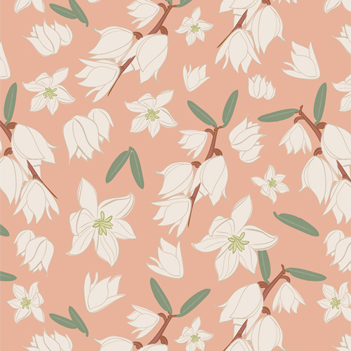 Yucca Blossoms in Knit from Land of Enchantment by Becca Plymale for AGF (Avail Apr)