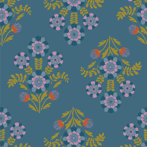 Bramblebloom Blue from Starling by Maureen Cracknell for AGF (Avail Sep)