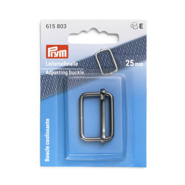 Prym Adjusting Buckle 25mm Gunmetal 1 pc