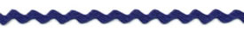 Royal Blue- Ric Rac - Mini 6mm Wide 33m Reel