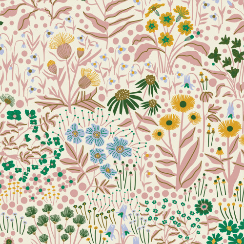 Wildflower Field from Hidden Thicket by Leah Duncan For Cloud9 Fabrics