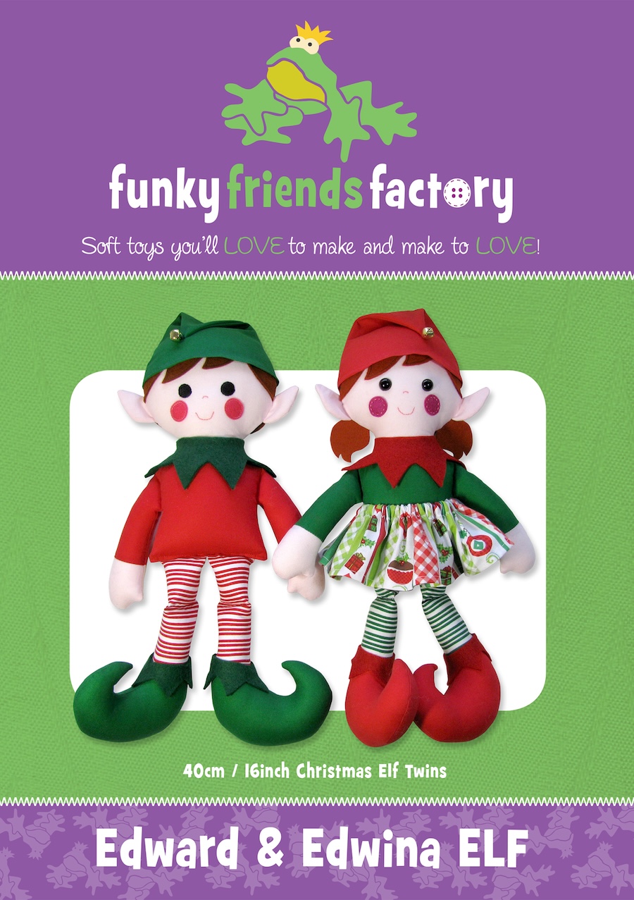 Edward & Edwina Elf Pattern By Funky Friends Factory