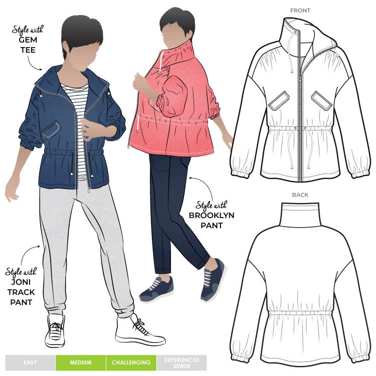 Austin Jacket Pattern Size 4-16 By Style Arc &#8987;