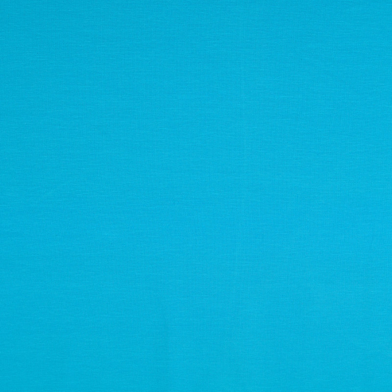 Solid Organic Cotton Knit Jersey Fabric In Blue 0006