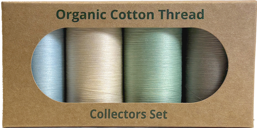 Coastal Calm Organic Cotton 50 Weight Thread Selection 457 Metre Spools