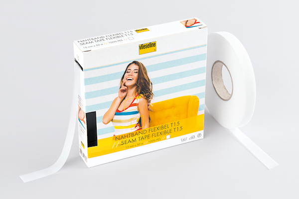 Vlieseline Flexible Seam Tape 15mm x 5m White