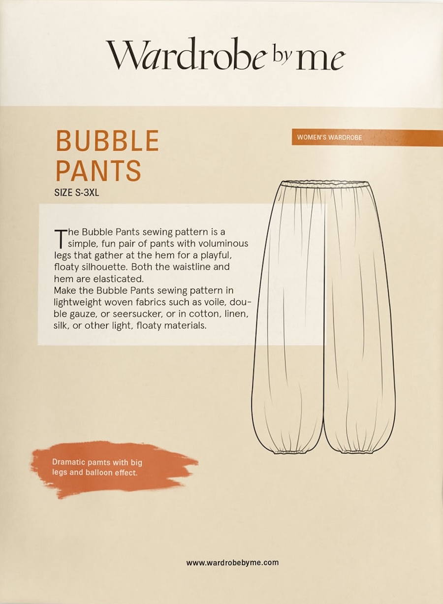 Bubble Pants Pattern By Wardrobe By Me