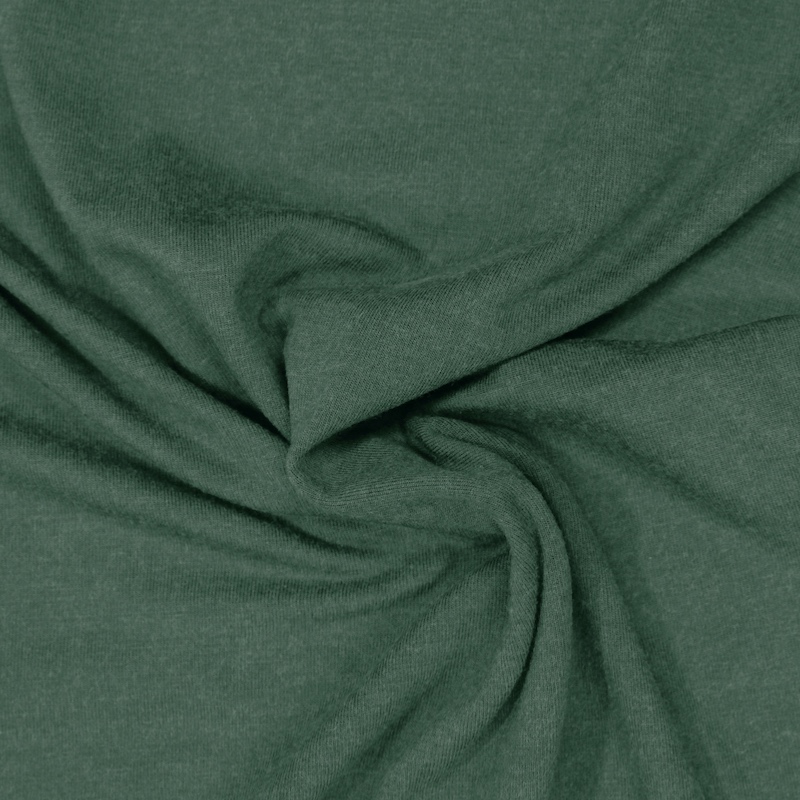 Pine Green Heathered Viscose Jersey from Milano by Modelo Fabrics