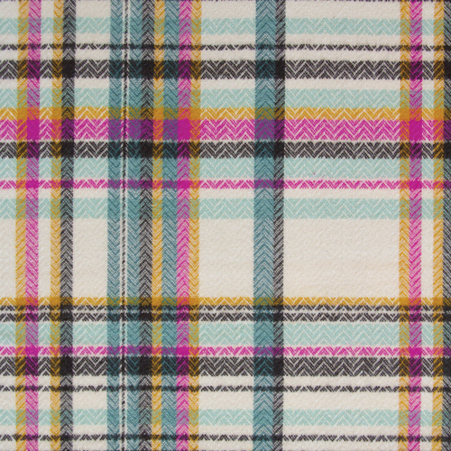 Sketch Plaid Tealberry In Flannel From Highlands Flannel By Agf Studio (Avail Jan)