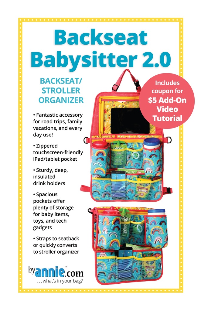 Backseat Babysitter 2.0 Pattern From ByAnnie (PBA256-2)
