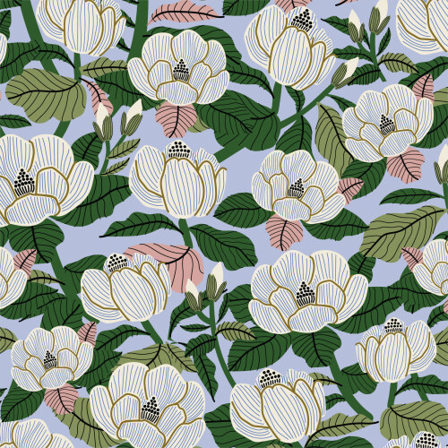 Magnolia from Hidden Thicket by Leah Duncan For Cloud9 Fabrics
