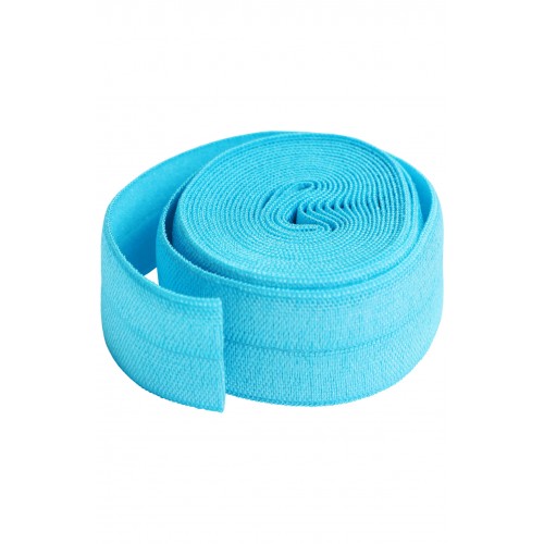 Parrot Blue Foldover Elastic - 20mm X 2 yds (1.8m) ByAnnies