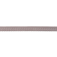 Medium Grey Foldover Scalloped Edge Elastic - 12mm X 25m