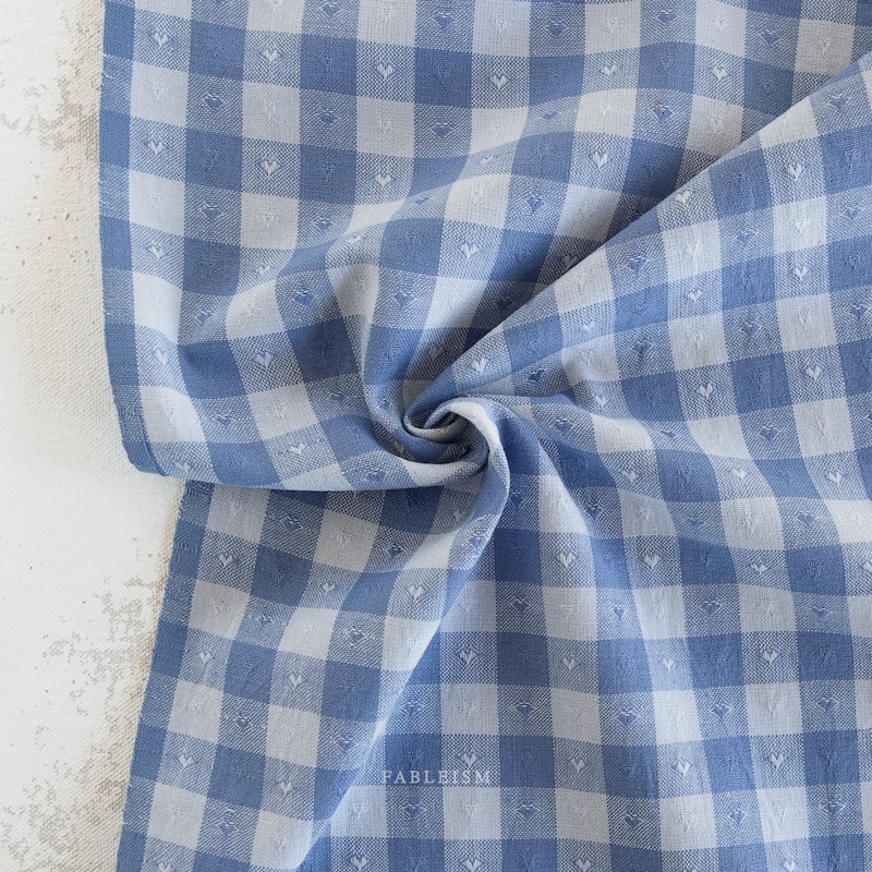 Alice Blue Gingham Hearts From Queen Of Hearts By Fableism
