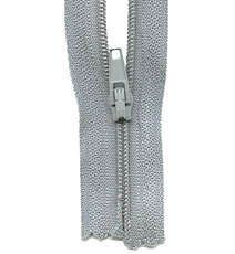 Make A Zipper Standard - 197in Long With 12 Zipper Pulls - Grey