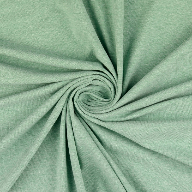 Soft Green Heathered Knit from Sheldon by Modelo Fabrics