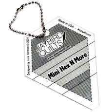Mini Hex N More Ruler by Jaybird - 3.5in X 3in