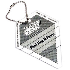 Mini Hex N More Ruler - 3.5in X 3in