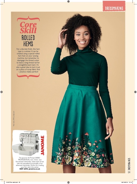 Sew Magazine Issue 130 - Fern Skirt