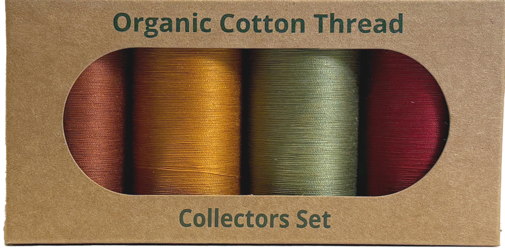Autumn Spice Organic Cotton 50 Weight Thread Selection 457 Metre Spools