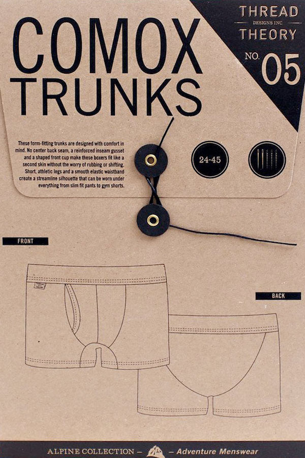 Comox Trunks Pattern By Thread Theory Designs