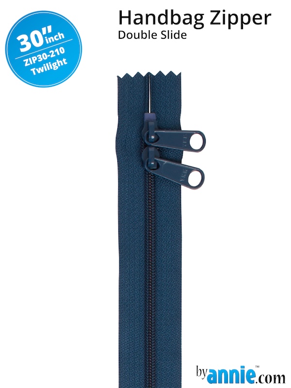 Double Slide Bag Zipper 30in Twilight From ByAnnie (ZIP30-210)