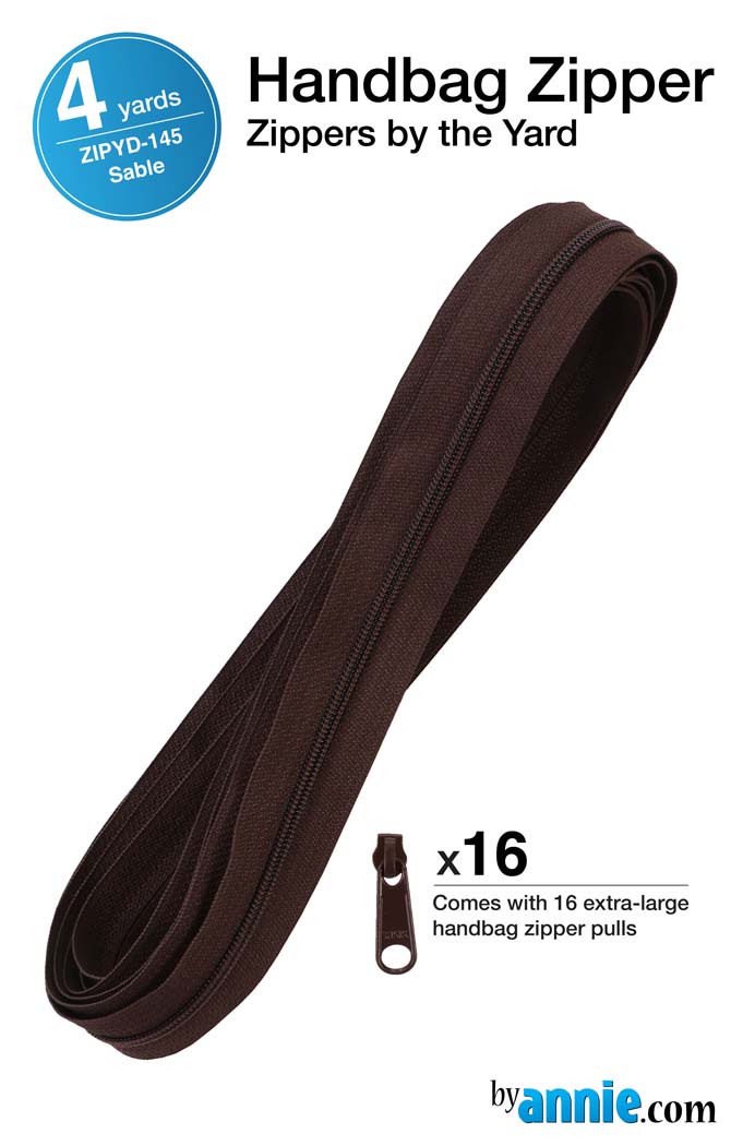 Zipper By The Yard Sable Brown From Byannie (Avail Mar)