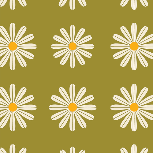 Choose Happy Olive from Flower Bloom designed by AGF Studio in Canvas
