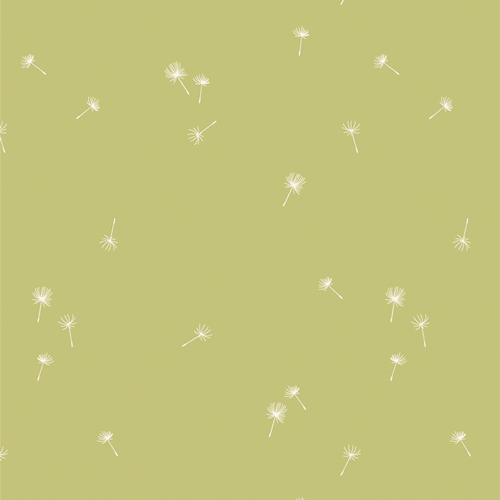Dancing Dandelions Crisp from Fresh Linen by Katie O'Shea for AGF