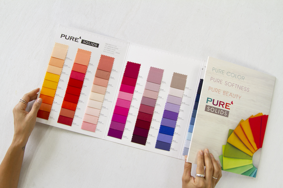 Pure Solids PE400-PE561 - Colour Card...